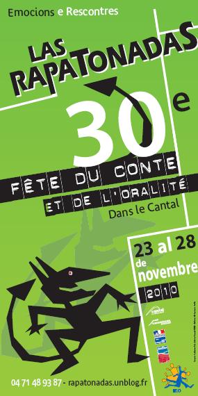 Festival du Conte et de l'Oralité, dans le Cantal, 30 ème édition.